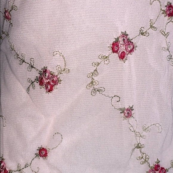 Victoria’s Secret Embroidered Mesh Bustier Cami - Picture 3 of 5